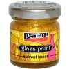 Nevypaľovacia farba na sklo PENTART 30ml - zlatá