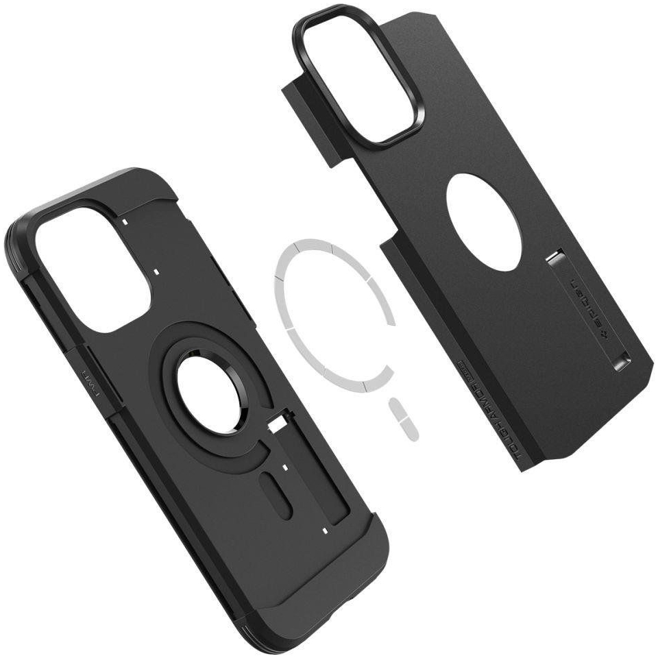Púzdro Spigen Tough Armor MagSafe iPhone 14 Pro čierne