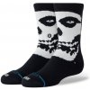 ponožky detské MISFITS - BEWARE - CREW/BLK/L - STANCE - K555C25BEW-BLK