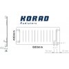 Korad Radiators 10VK 400 x 600 mm 1034060013