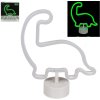 Neónová lampa na podstavci 27cm – Dinosaurus