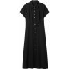 Dámske šaty GAP, SS SHIRTDRESS MAXI čierna XXS