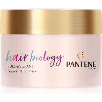 Pantene Hair Biology Full Vibrant Mask Maska pre jemné alebo rednúce a farbené vlasy 160 ml