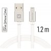 Kábel SWISSTEN USB/Lightning MFi 1,2m strieborný