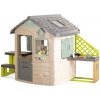 Domček ekologický v základnej zostave v natur hnedých farbách Neo Jura Lodge Playhouse Green Smoby rozšíriteľný