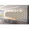 Akustický panel s dřevěnou dýhou - Hexagon - dekor dub svetlý | 79,8×66 cm | ALFIstyle.cz