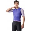 Castelli Corretto jersey, Ultraviolet/ Purple mist-White Veľkosť: XL Letný dres v pretekárskom užšom strihu
