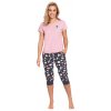 Dámske pyžamo s potlačou Doctor nap 4218 - ružovo-modrá-ihneď