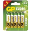 GP Alkalická baterie GP Super AAA (LR03), 5+5 ks