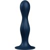 Satisfyer - double ball-r silicone dildo blue