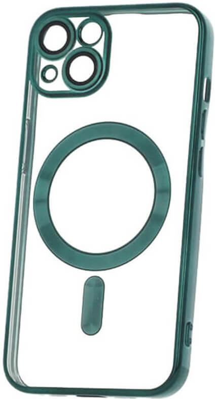 Púzdro SES MagSafe silikonové Apple iPhone 13 mini - tmavo zelené