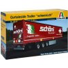 ITALERI Model Kit návěs 3918 - Curtainside Trailer (1:24)
