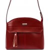 MiaMore kožená kabelka červená KZ46081