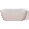 Ravak Freedom Corner II Tec voľne stojaca akryl vaňa 175x86cm Pravá Alabaster Pink/Biela CC81600000
