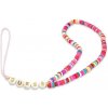 Púzdro Guess Phone Strap viacfarebné ružové korálky Heishi