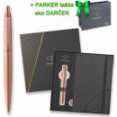 Parker Jotter XL Monochrome Pink Gold PGT guľôčkové pero, darčeková kazeta so zápisníkom