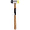 KRAFT&DELE KRAFT&DELE Gumové plastové kladivo 30 mm s drevenou rukoväťou