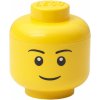 LEGO® úložná hlava mini chlapec s vekom 10,2 x 10,2 x 12 cm