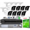 Sada na monitoring TurboHD, 8 kamier 2Mpx, 8-kanálový rekordér - HiLook by Hikvision