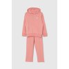 Detská tepláková súprava adidas Originals HOODIE SET oranžová farba, IX9818 104