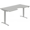 OFFICE PRO s.r.o. HOBIS ergo elektr.staviteľný stôl 180 cm, pamäť. ovláda. - MSE 2M 1800, sivá