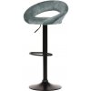 Autronic BONTEC Barová stolička, modrá, látka, AUB-822 BLUE4 Farba: Modrá