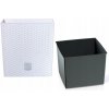 Kvetináč plast biely Prosperplast 26,5 cm x 26,5 x 26,6 cm