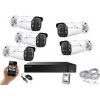 Monitorrs Security AI Aktív IP 5 kamerový set 5 Mpix WTube (6079K5) (Monitorrs Security)