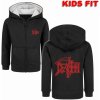 mikina s kapucňou METAL-KIDS Death (Logo) Čierna