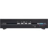 ATEN CS1144DP4 4portový zabezpečený přepínač KVM USB DisplayPort se dvěma displeji (kompatibilní s PSD PP v4.0) (CS1144DP4-AT-G)