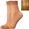 Lady B NYLON SOCKS 20 DEN dámske silonkové ponožky nesťahujúce lem 2 páry vrecko opal