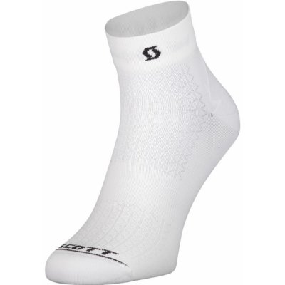 Scott PERFORMANCE QUARTER ponožky white/black