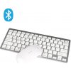 AppleMix Bluetooth klávesnica + myš - pre Apple iPhone / iPad - sivá / biela