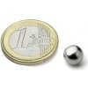 SOLLAU Neodymový magnet guľa D 8 mm N38 pochromovaný