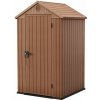 Záhradný domček Keter Darwin 4 x 4 hnedý, s podlahou