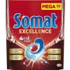 Somat Excellence 4v1 Kapsuly do umývačky riadu, 50 kusov