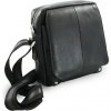 Čierne malé kožené pánske crossbody Brady