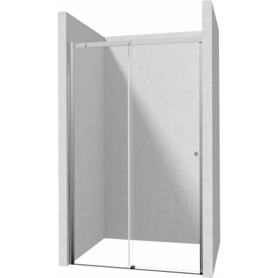 Deante Kerria Plus sprchové dvere 130 cm posuvné chróm lesklá/priehľadné sklo KTSP013P