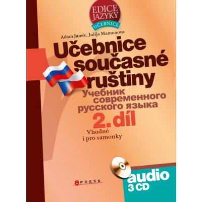 Učebnice současné ruštiny 2. díl audio CD Adam Janek; Julija Mamonova