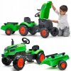 FALK Šliapací traktor 2048AB X Tractor s vlečkou a otváracou kapotou
