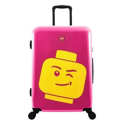 LEGO Luggage ColourBox Minifigure Head 24" kufor - Berry