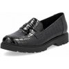 RIEKER Dámske mokasíny 45560-03 čierna