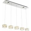 GLOBO 49350-52H AMUR závesné svietidlo LED 48W/3700lm neutrálne biele svetlo (4000K) IP20 chróm
