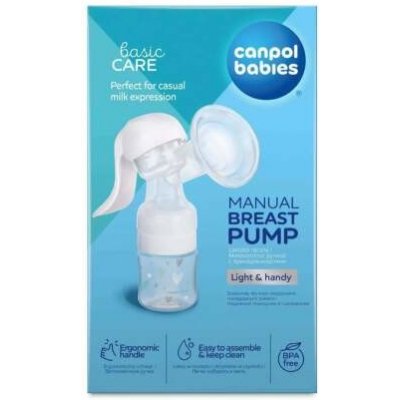 CANPOL BABIES Odsávačka materského mlieka basic ručná 1 ks