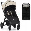 PETITE&MARS Kočík športový Street2 RWS Black Sahara Beige + PETITE&MARS fusak Jibot ZADARMO VP-F186309