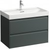 Laufen Skrinka s umývadlom Meda 78 cm, sivá prevádzka H4216120112661