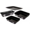 Berlingerhaus Pekáče a formy na pečenie s titanovým povrchom 4ks Metallic Line Carbon Pro Edition BH-7622