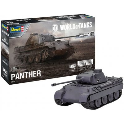 Revell Panther Ausf. D Plastic ModelKit World of Tanks 03509 1:72