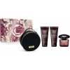 Versace Crystal Noir Versace Crystal Noir parfumovaná voda 90 ml + sprchový a kúpeľový gél 100 ml + parfumované telové mlieko 100 ml + kozmetická taška 1 ks