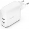 Belkin 60W Dual USB-C PD Wall Charger - White WCB010vfWH